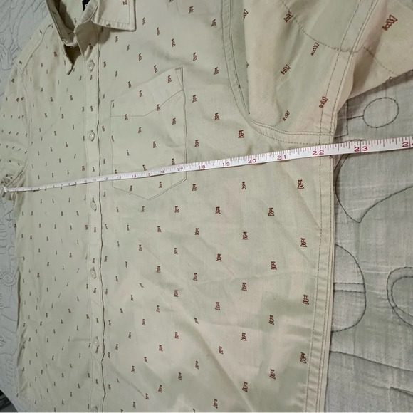 NWT Prana Tinline Shirt Yarrow Rocks Size M Cream - Picture 8 of 12